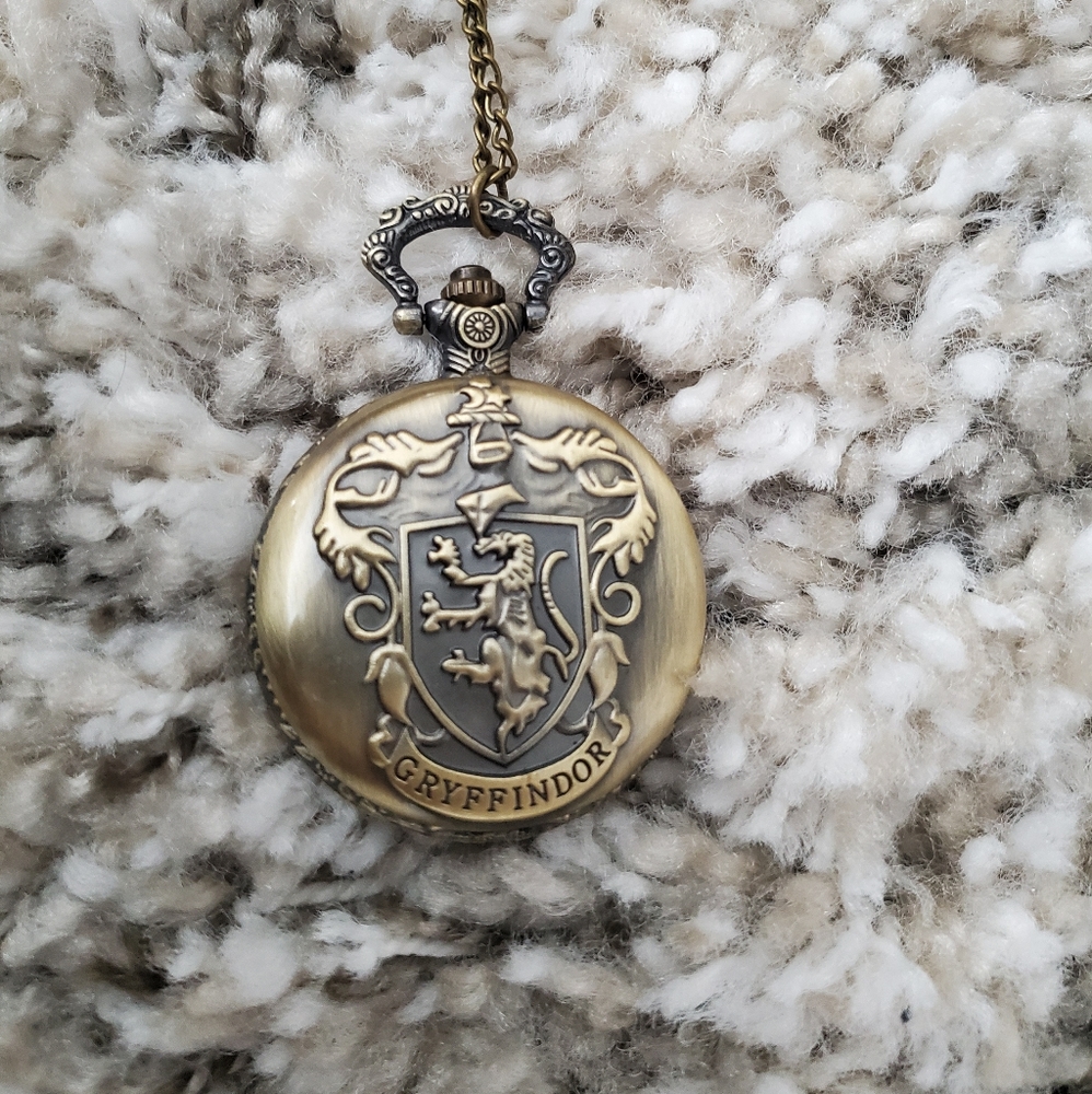Gryffindor Pocket Watch Necklace
